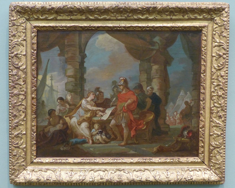 Conclusion de la paix de Tarente - Charles-Joseph Natoire