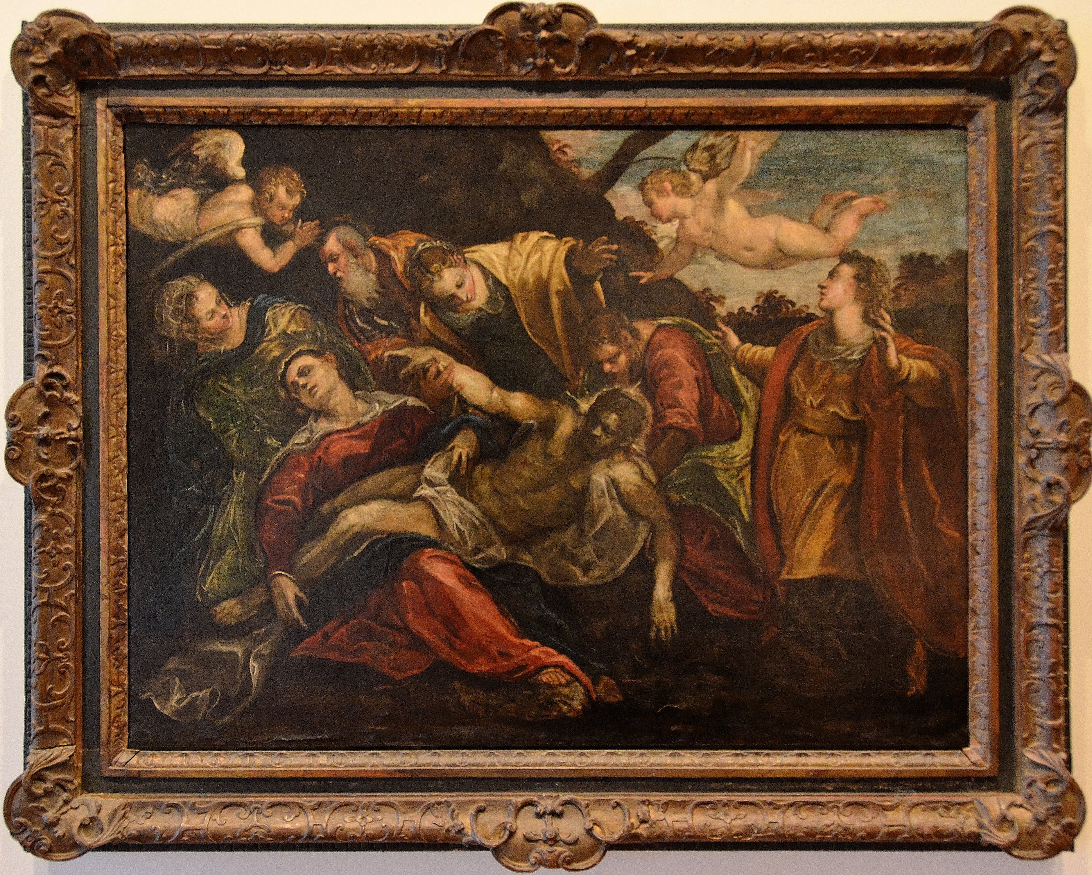 La Déploration du Christ - Jacopo Tintoretto - Alpha Reproduction