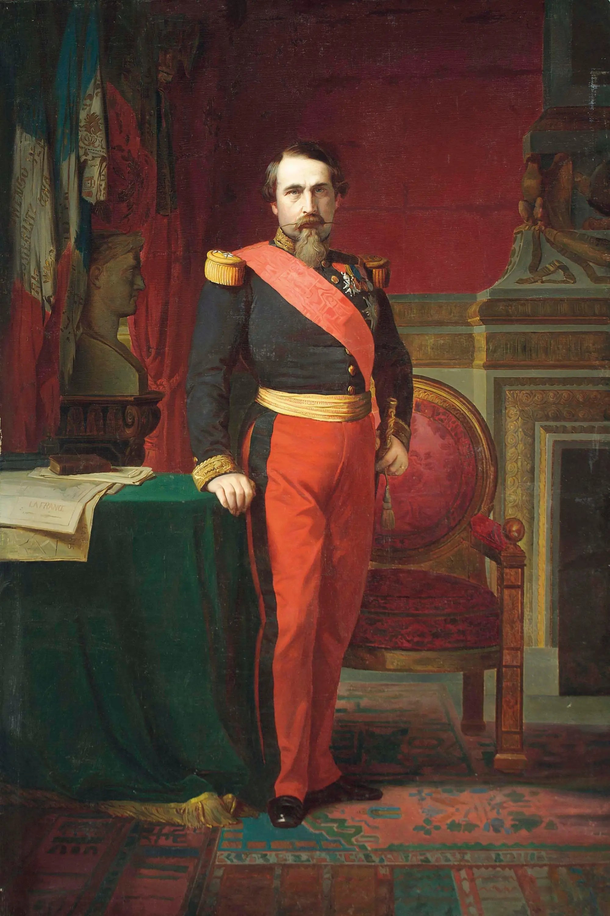 Napoléon III empereur des Français - Hippolyte Flandrin - Alpha Reproduction