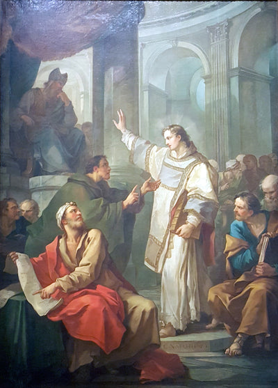 La prédication de Saint Etienne - Charles-Joseph Natoire
