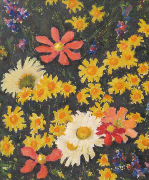 Fleurs des champs, Nicolae Tonitza, 1886, peinture à l’huile