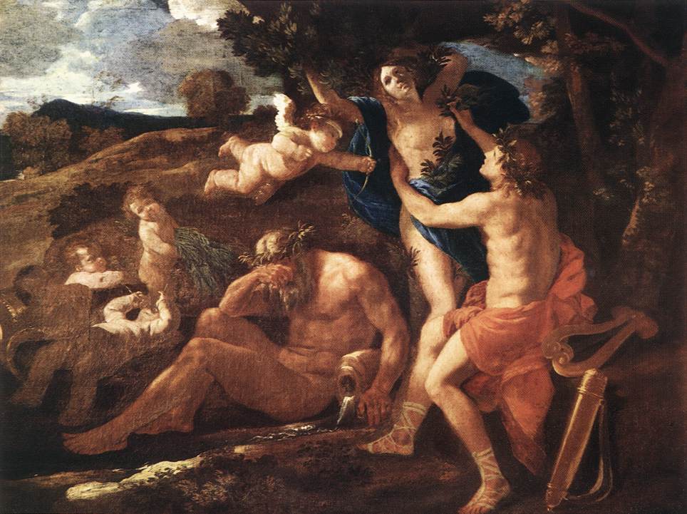 Apollon und Daphne - Nicolas Poussin