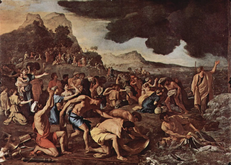 Der Durchgang des Roten Meeres - Nicolas Poussin