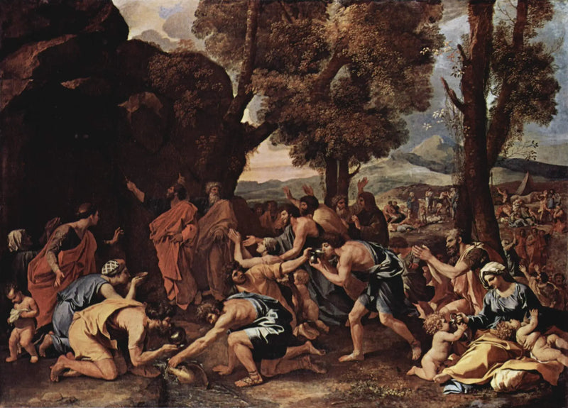 Der Klippensprung - Nicolas Poussin