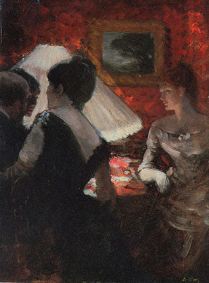 Rund um den Lampenschirm - Giuseppe De Nittis