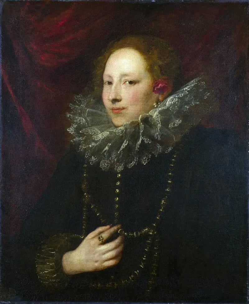 Portrait einer Frau - Antoine van Dyck