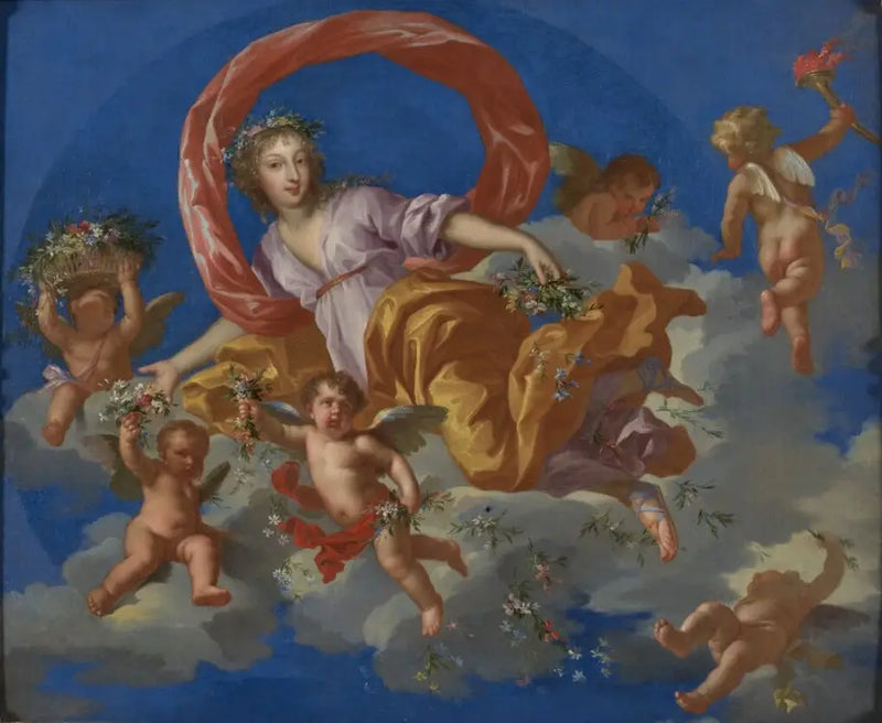 Historisches Porträt von Henriette von England, Herzogin von Orléans (1644-1670) - Jean Nocret
