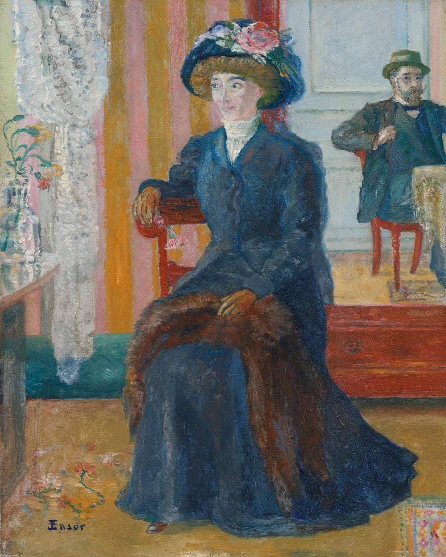 Nos deux portraits (1905) - James Ensor