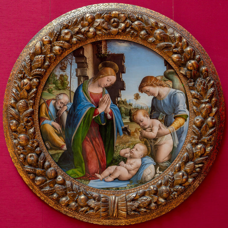 Anbetung des Kindes - Heilige Familie mit dem heiligen Johannes - Fra Bartolomeo
