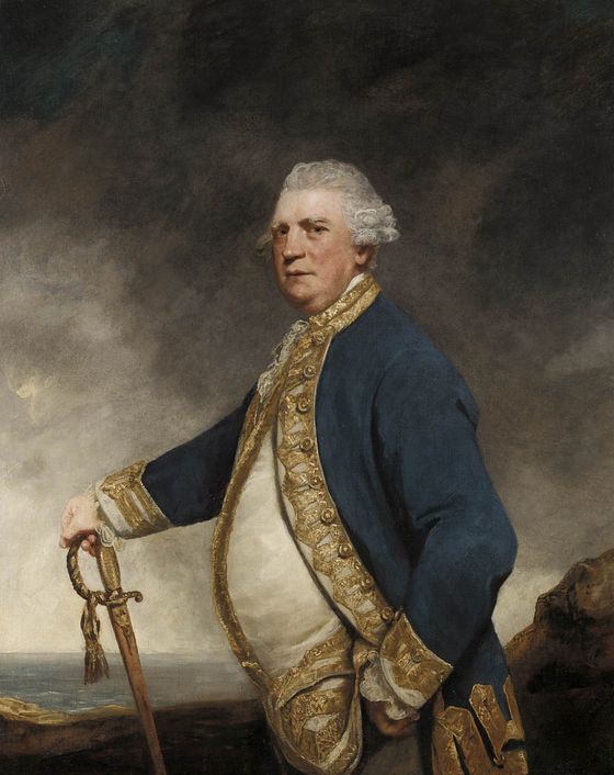 Admiral Augustus Keppel, 1725-86 - Joshua Reynolds
