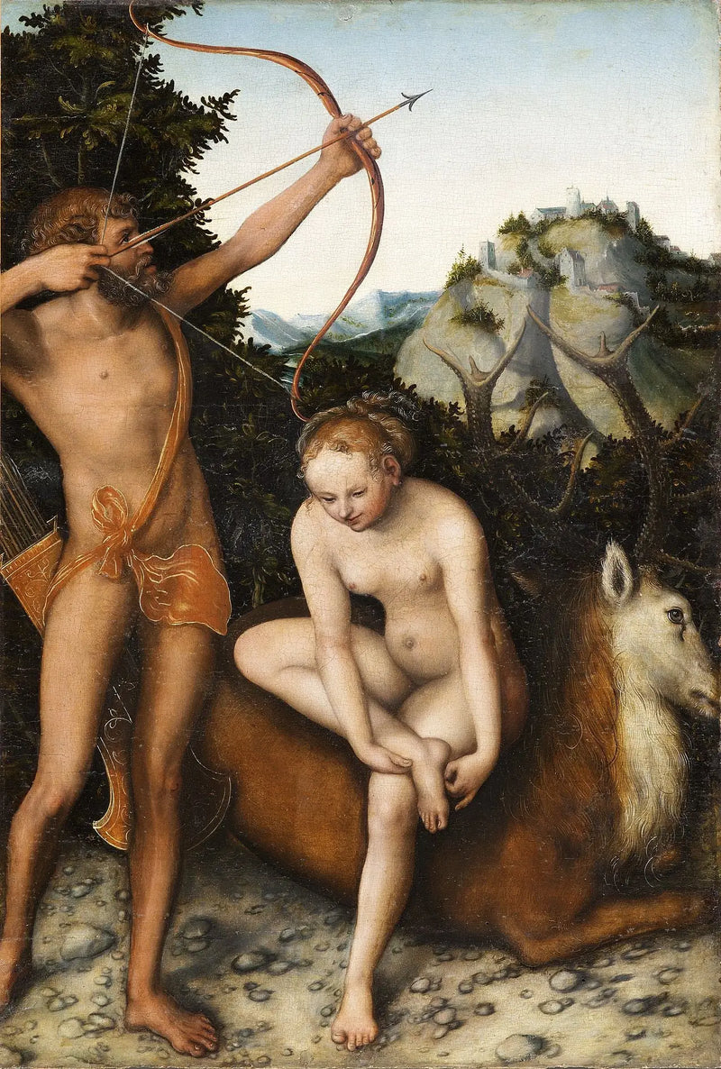 Apollon und Diana - Lucas Cranach der Ältere