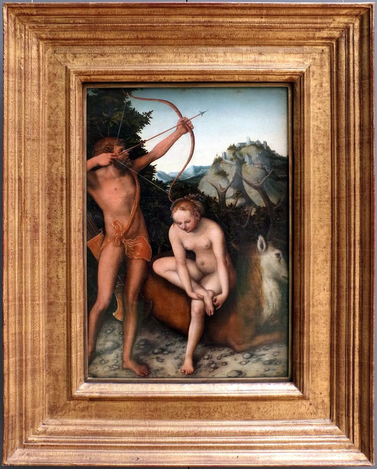 Apollon et Diane - Lucas Cranach the Elder - Alpha Reproduction