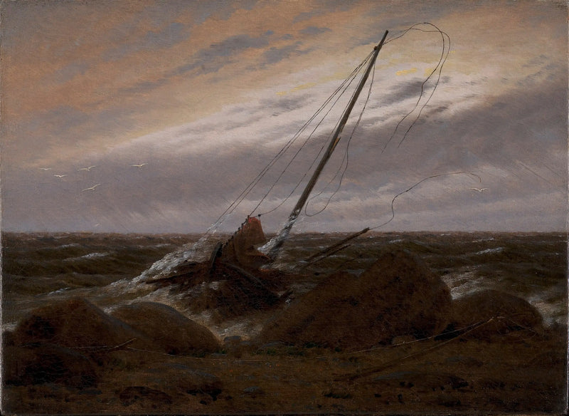 Nach dem Sturm - Caspar David Friedrich