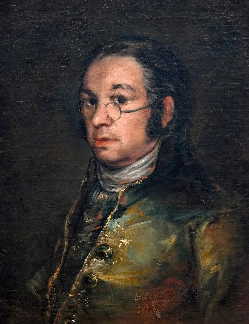 Selbstporträt mit Brille - Francisco de Goya