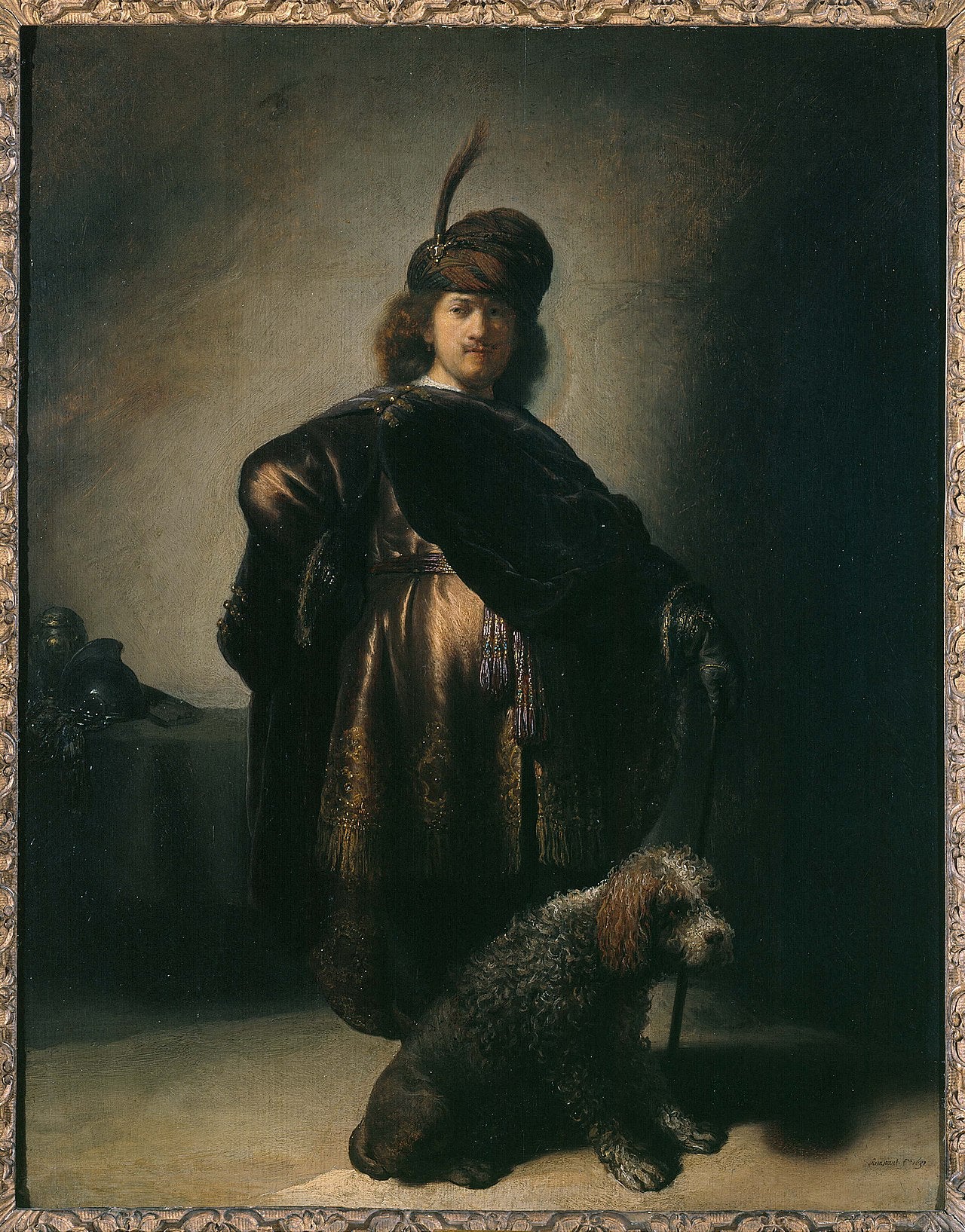 Selbstporträt in orientalischen Gewändern - Rembrandt