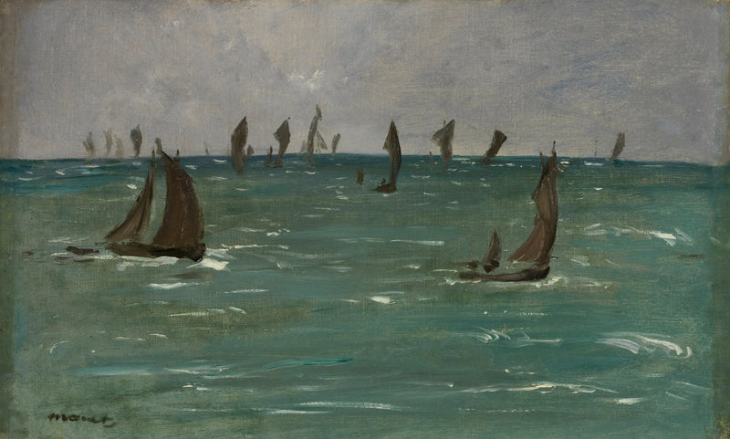 Boote in Berck-sur-Mer - Édouard Manet