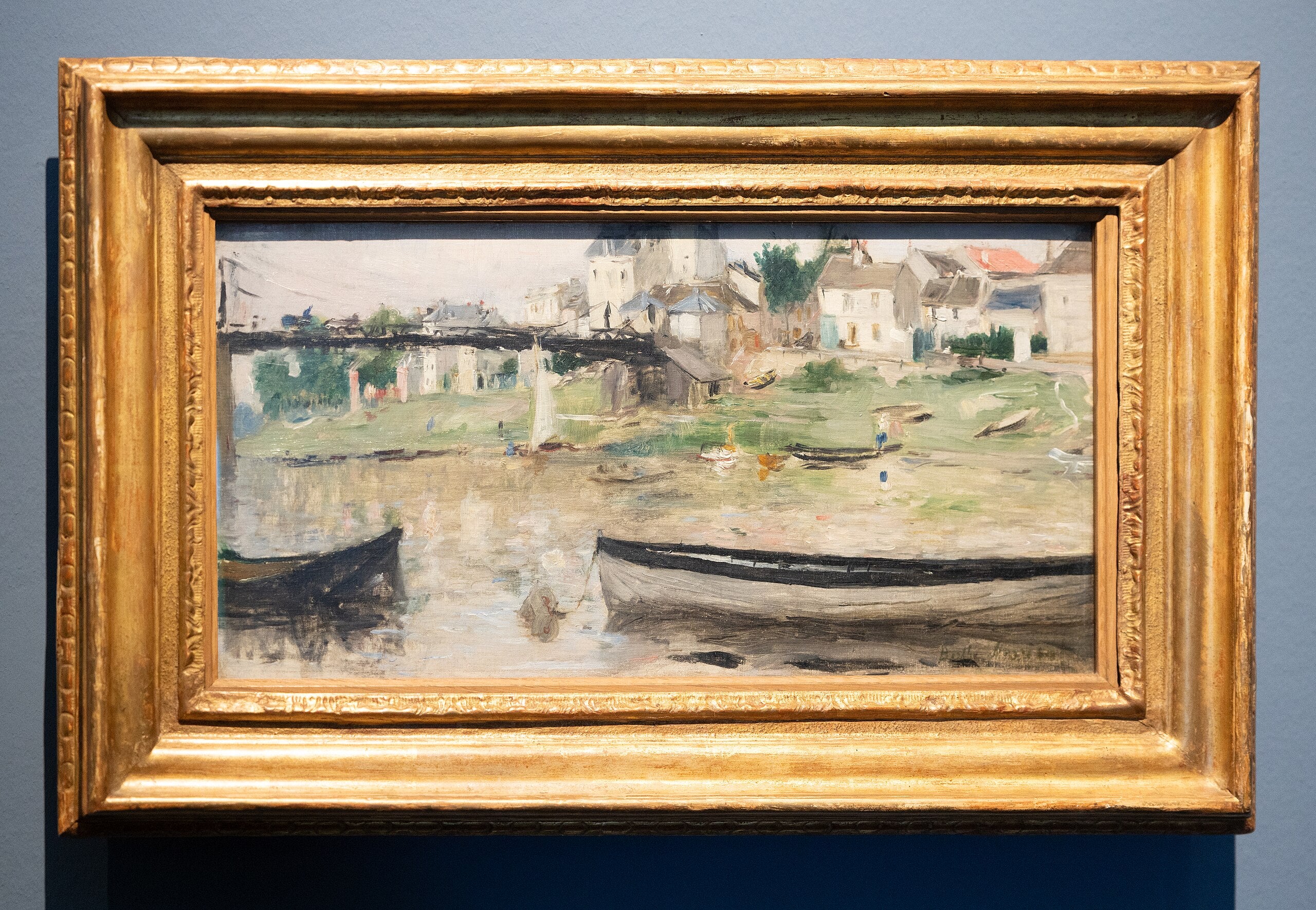 Bateaux sur la Seine - Berthe Morisot - Alpha Reproduction