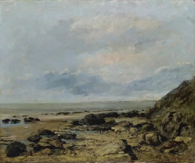 Küste mit Felsen - Gustave Courbet