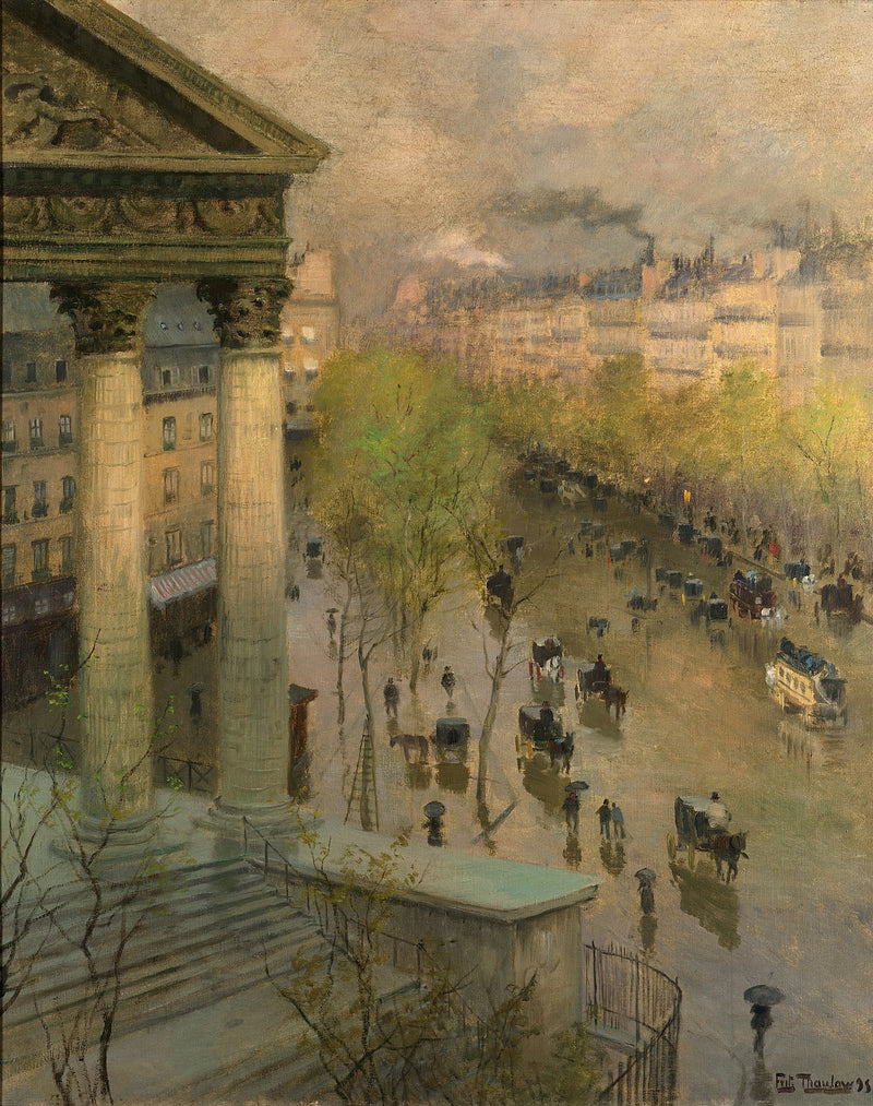 Boulevard de la Madeleine in Paris - Frits Thaulow