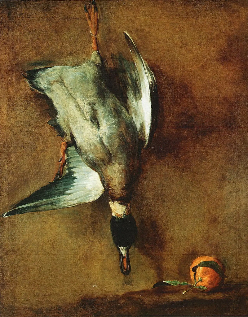 Stockente mit Orangen-Soße - Jean Siméon Chardin