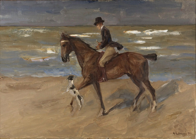 Reiter am Strand - Max Liebermann