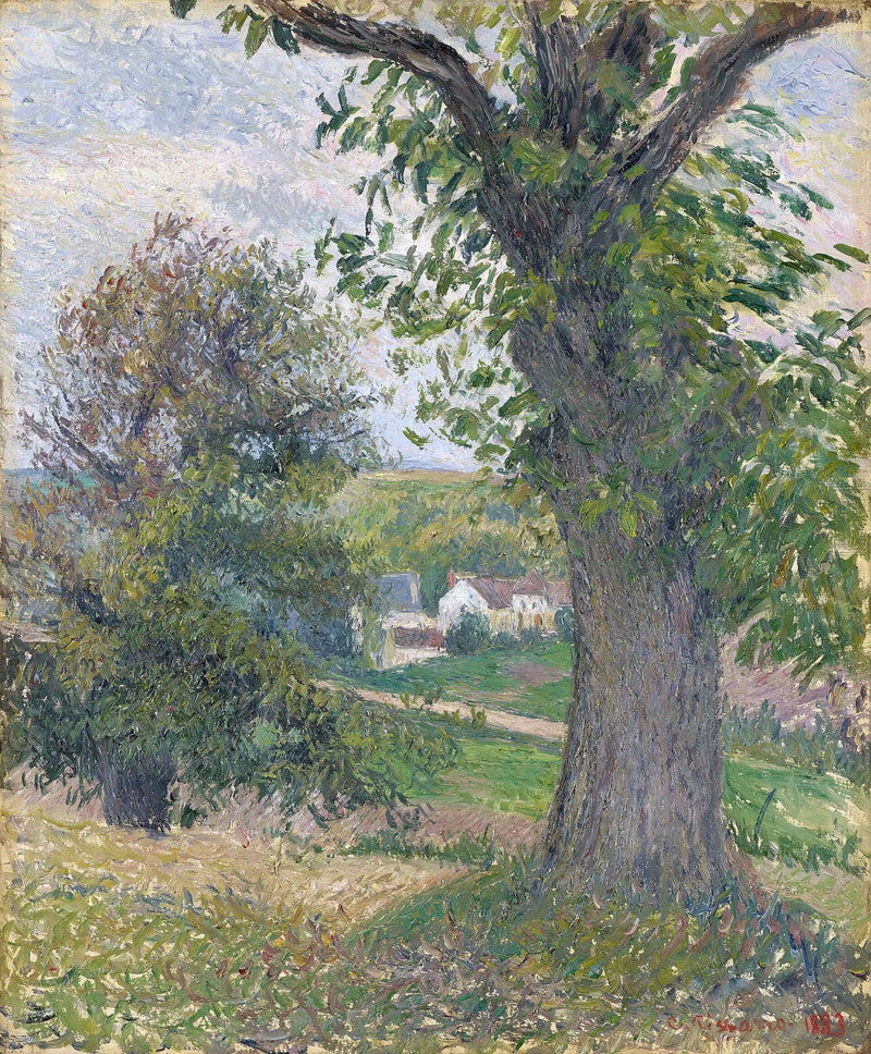 Kastanienbäume in Osny - Camille Pissarro