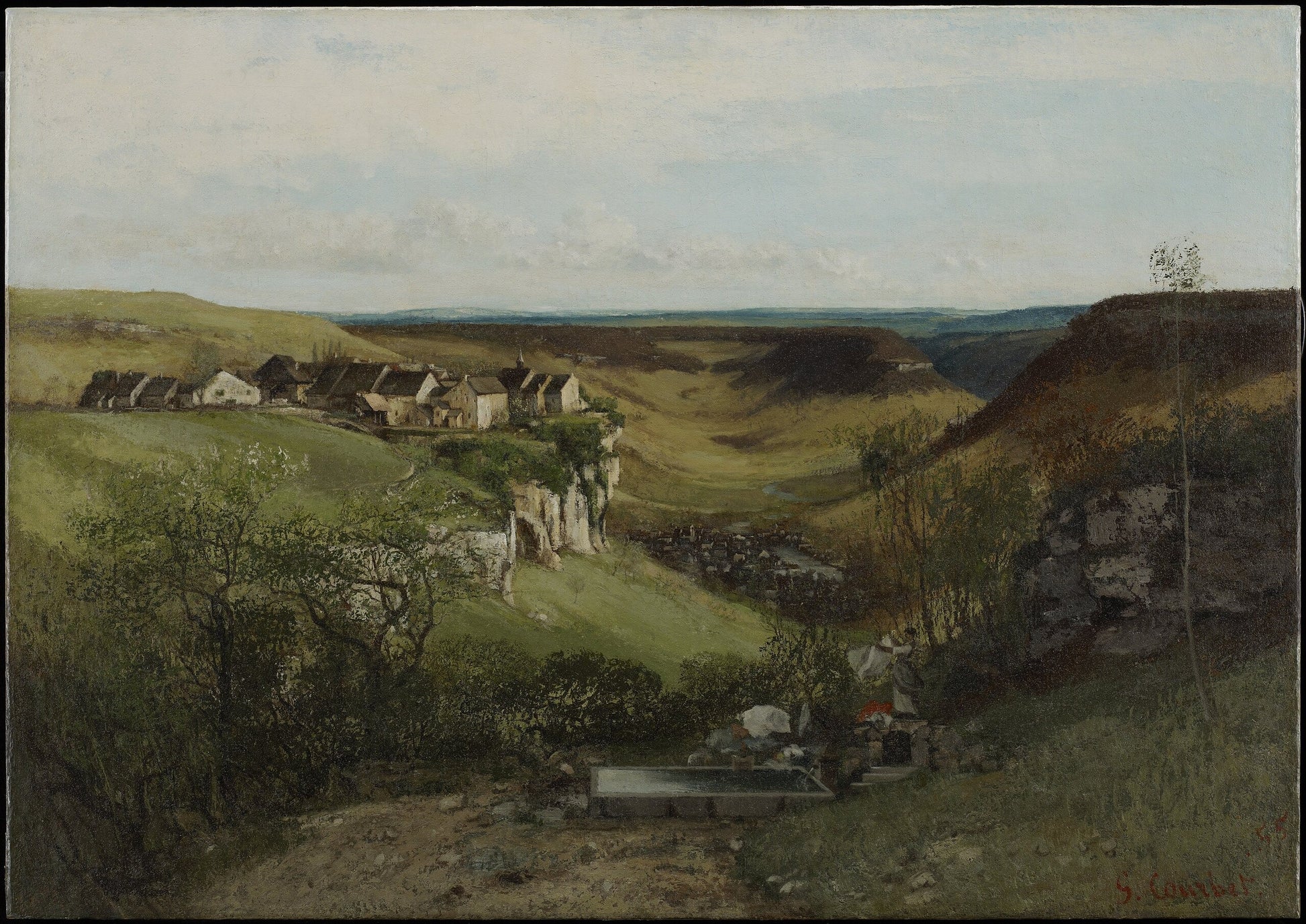 Schloss Ornans - Gustave Courbet