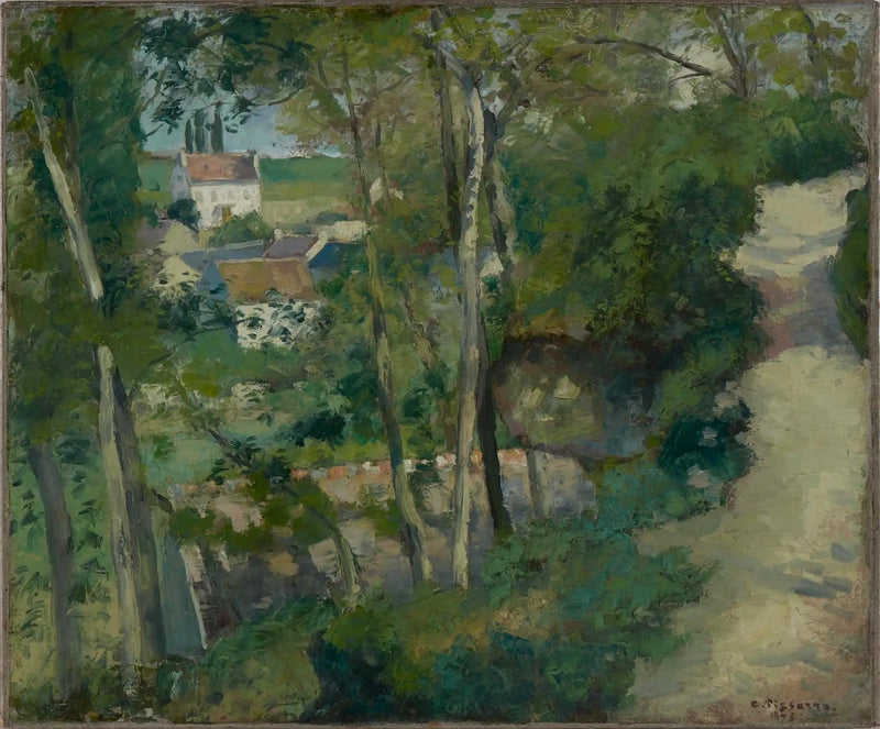 Aufsteigender Weg, Côte-du-Jalet-Straße, Pontoise - Camille Pissarro