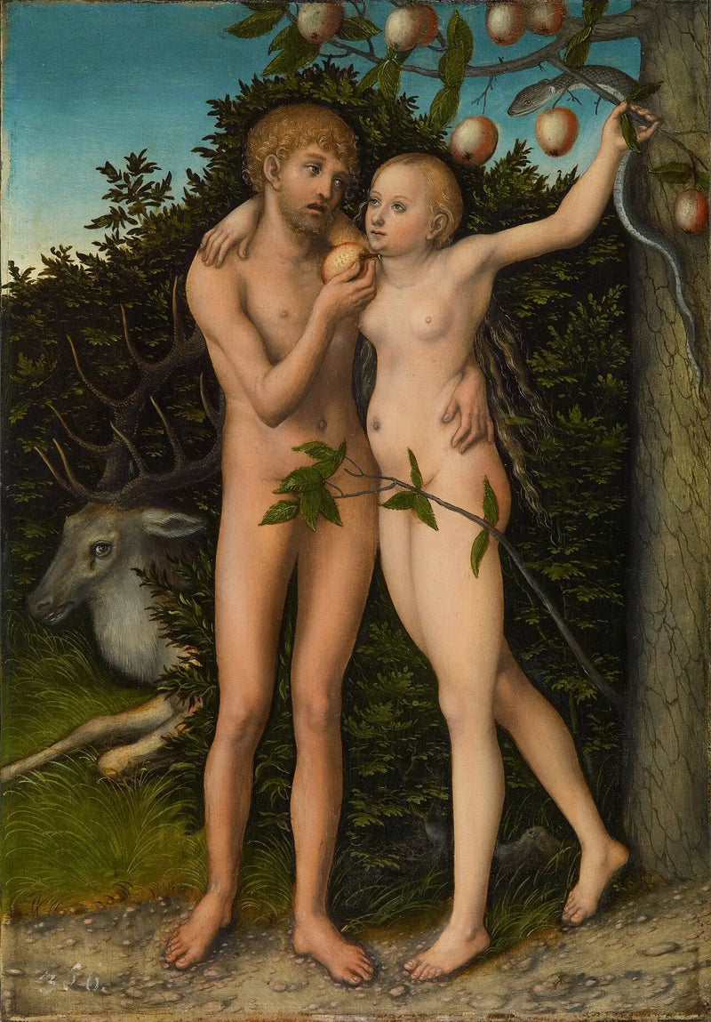 Der Sturz des Menschen - Lucas Cranach der Ältere