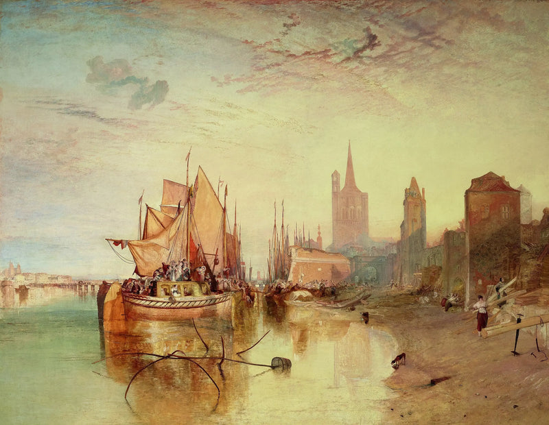 Köln: Die Ankunft eines Paketbootes: Abend - J. M. W. Turner