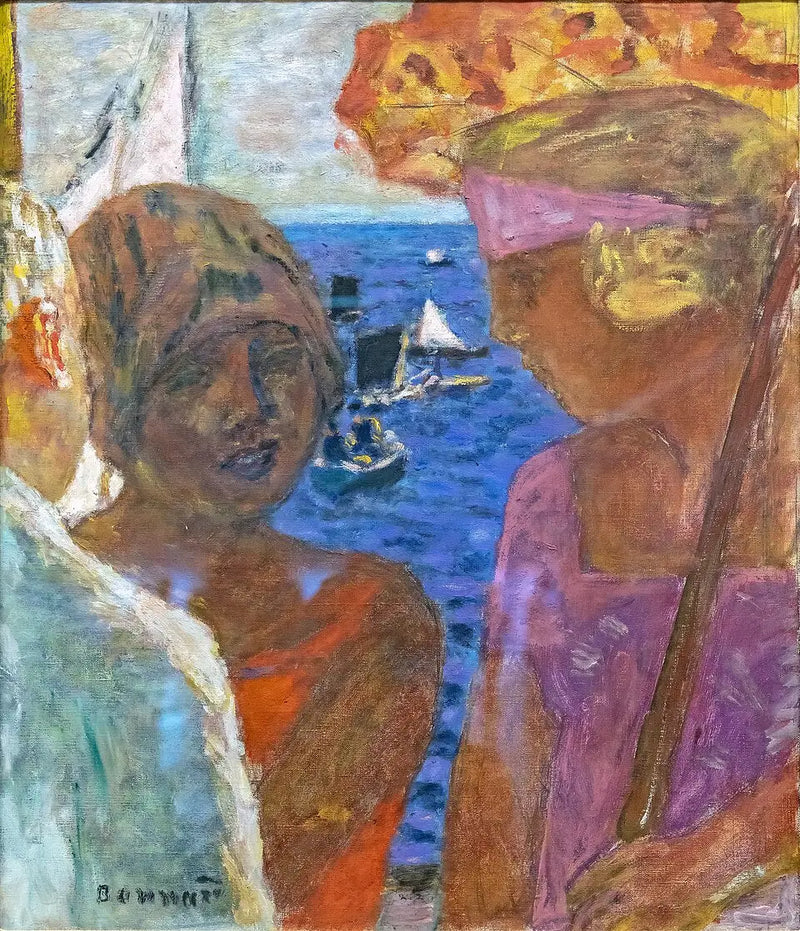 Gespräch in Arcachon - Pierre Bonnard