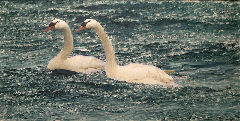 Schwäne - Bruno Liljefors