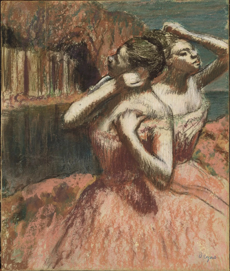Zwei Tänzer - Edgar Degas