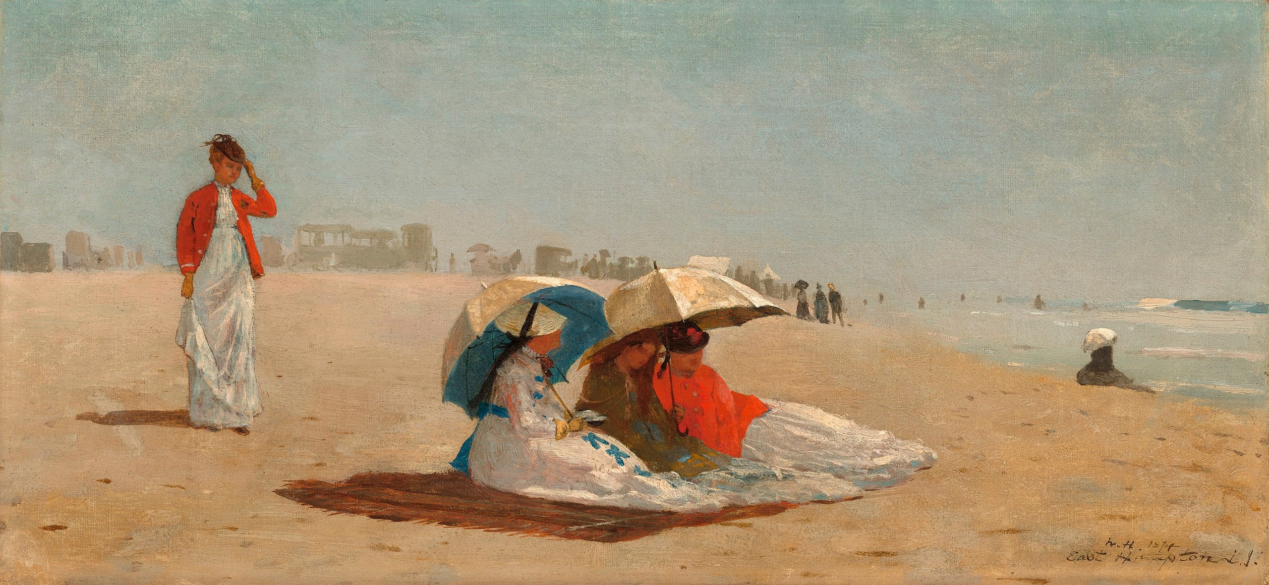 East Hampton Beach, Long Island - Winslow Homer