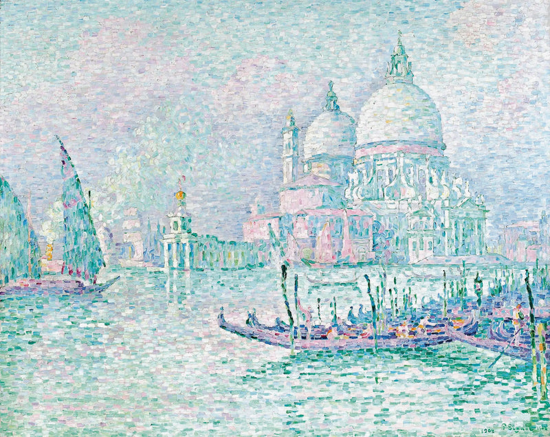Kirche der Salute, Venedig - Paul Signac
