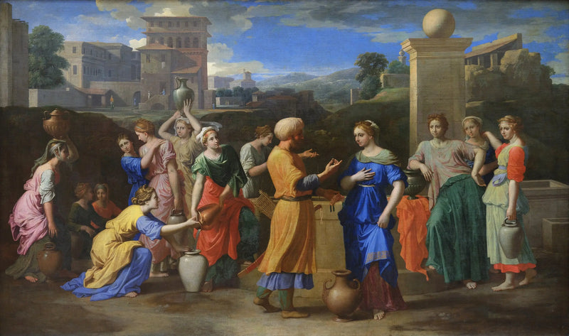 Eliezer und Rebecca - Nicolas Poussin
