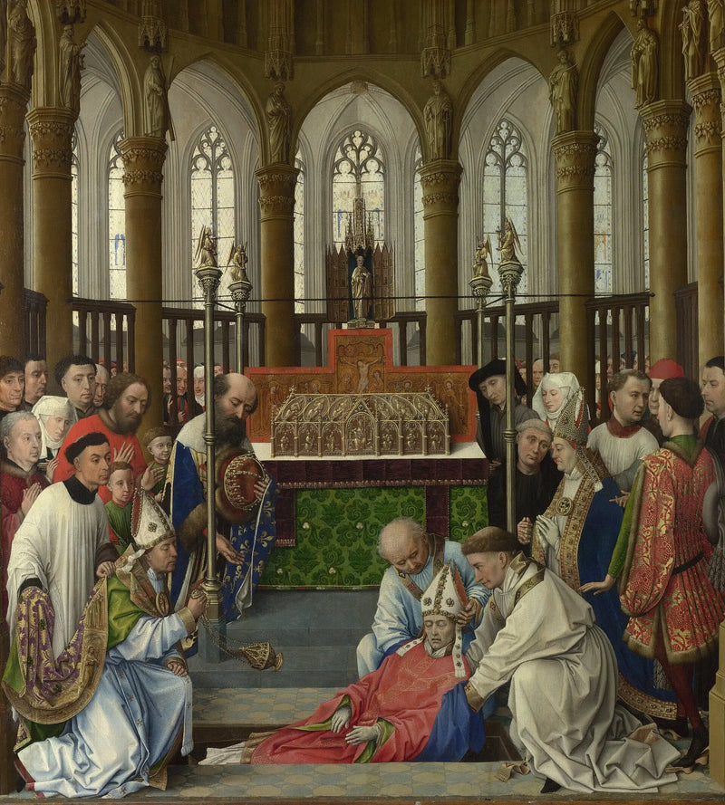 Exhumierung des heiligen Hubert - Rogier van der Weyden