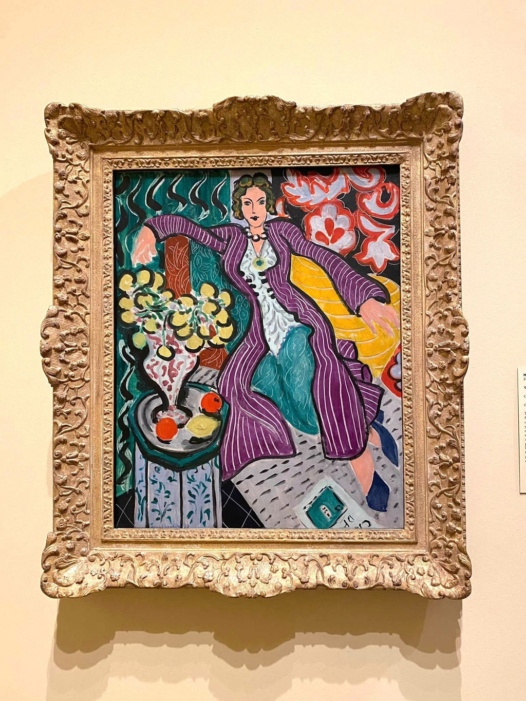 Frau im lila Mantel - Henri Matisse