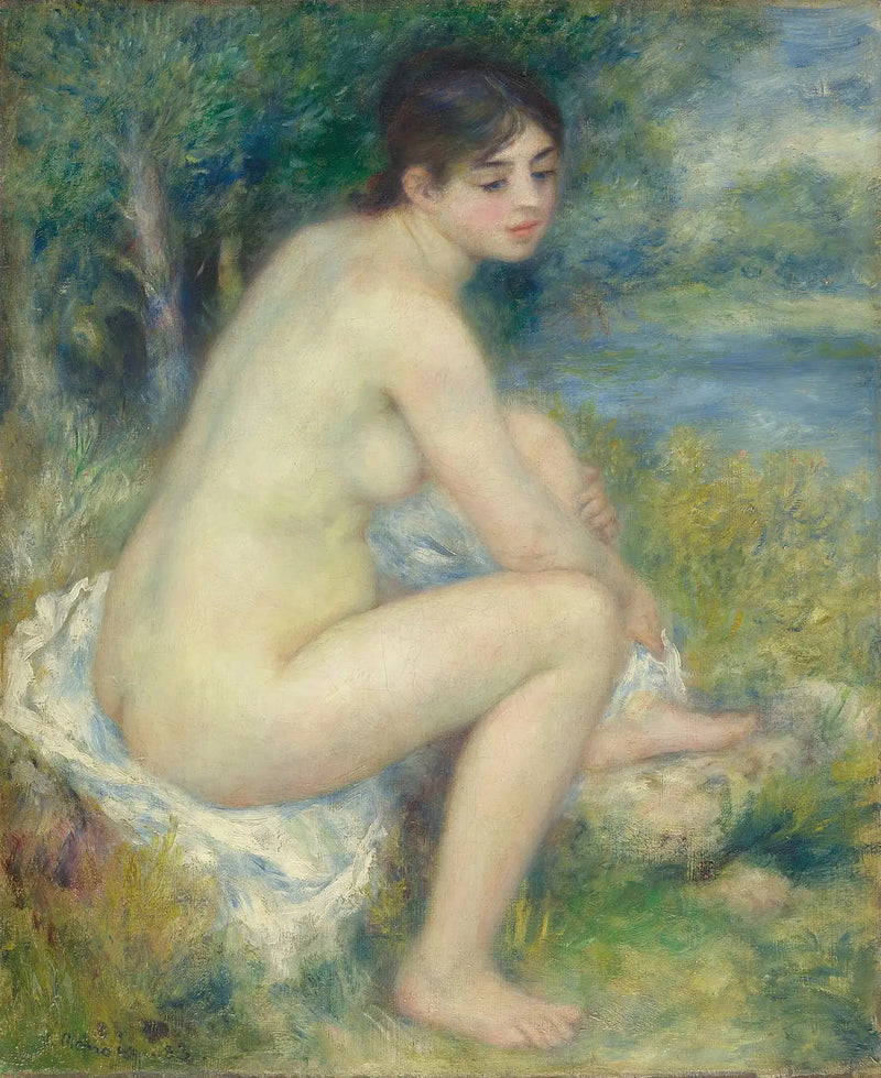 Nackte Frau in einer Landschaft - Pierre-Auguste Renoir