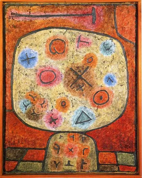 Fleurs dans la pierre - Paul Klee - Alpha Reproduction