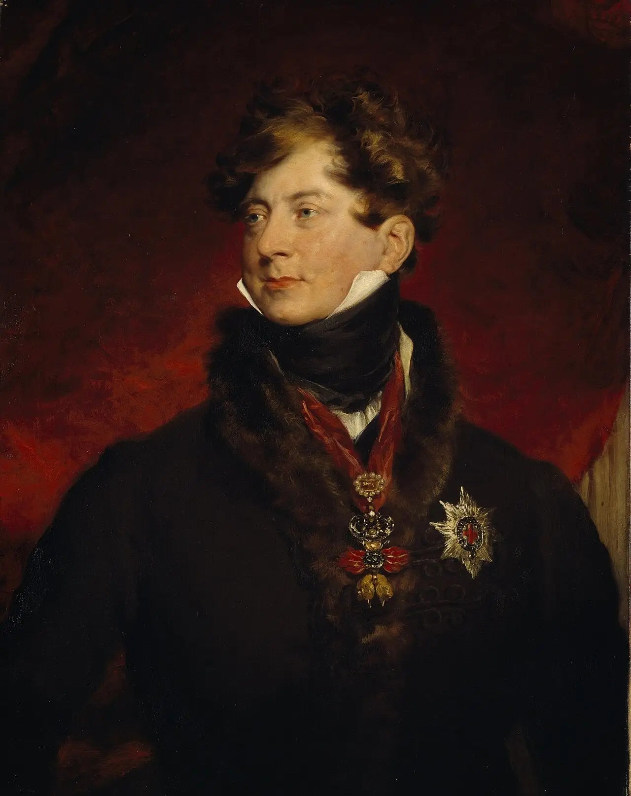 George IV 1762 - 1830. A régné comme régent de 1811 à 1820 comme roi de 1820 à 1830. - Thomas Lawrence - Alpha