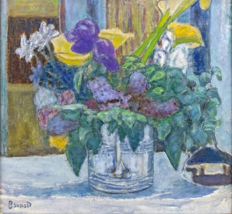 Iris und Flieder - Pierre Bonnard