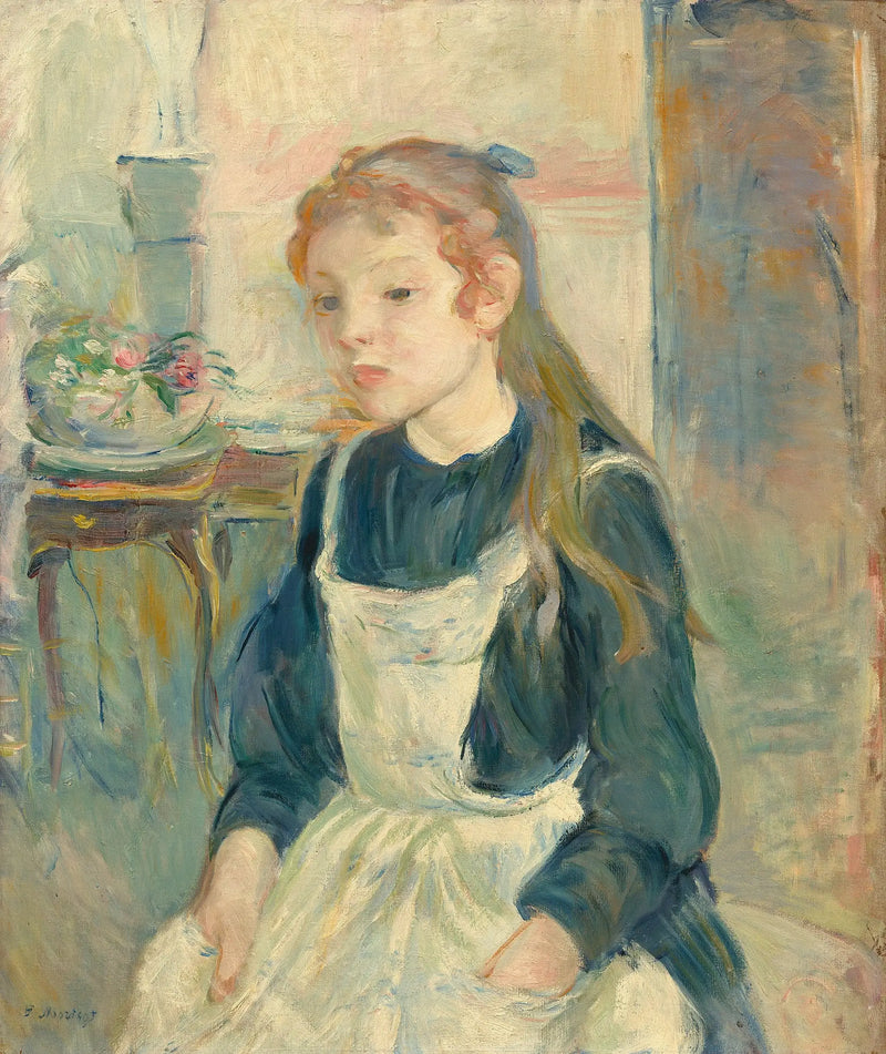 Mädchen mit einer Schürze - Berthe Morisot
