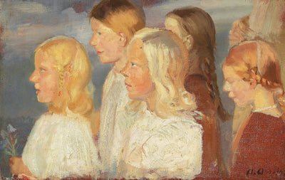 Jeunes filles de Skagen. - Anna Ancher - Alpha Reproduction