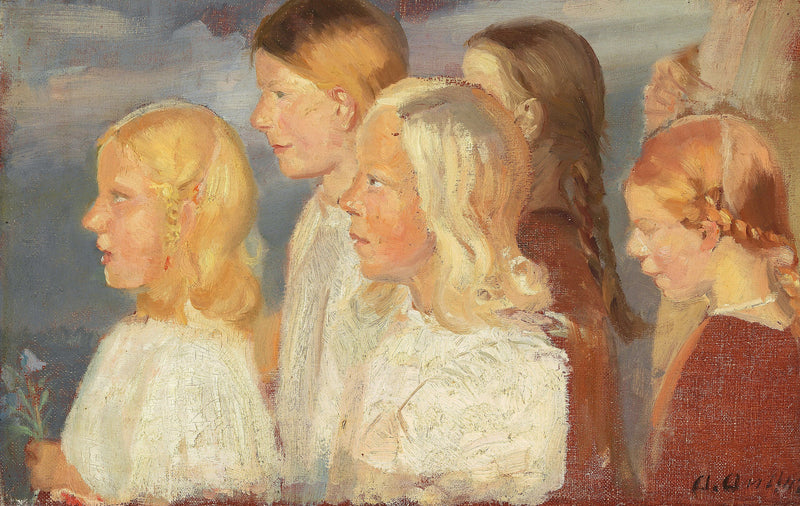 Junge Mädchen aus Skagen. - Anna Ancher