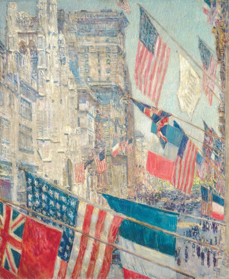 Tag der Verbündeten, Mai 1917 - Childe Hassam