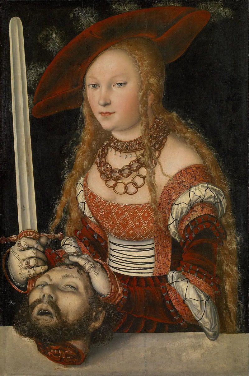 Judith mit dem Kopf des Holofernes - Lucas Cranach der Ältere