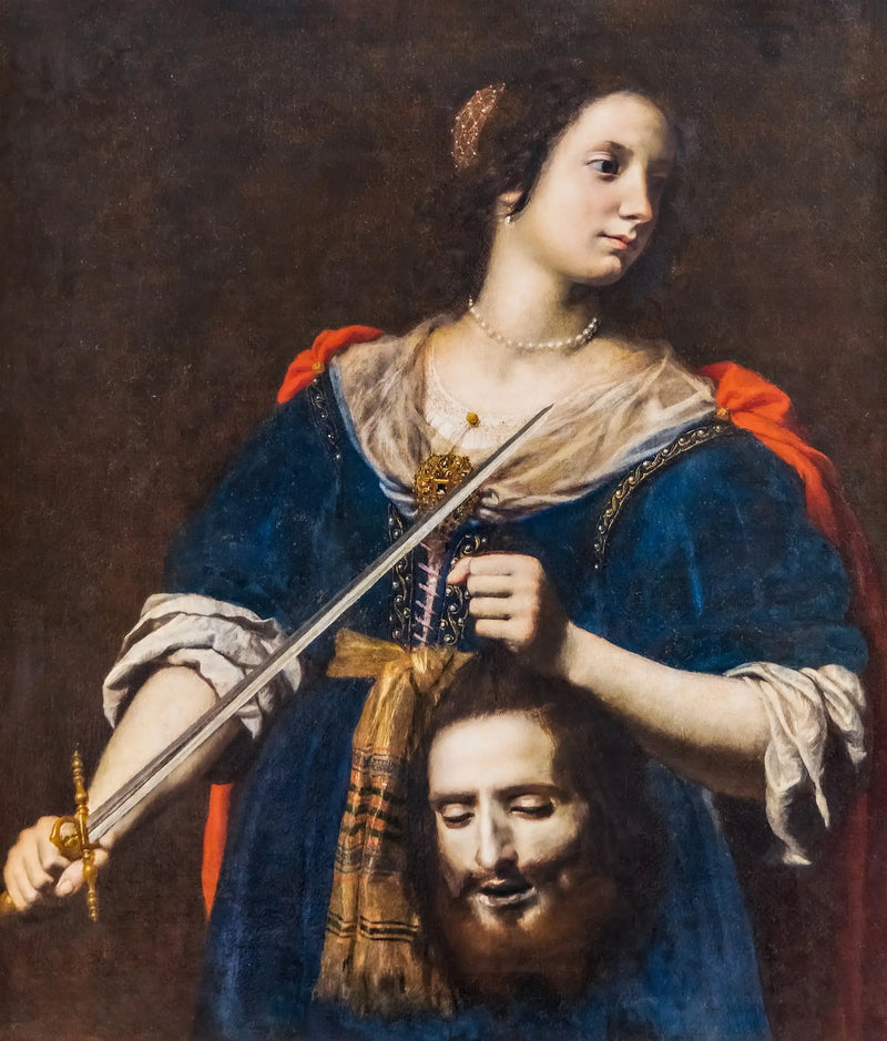 Judith, die die Hauptfigur in der Geschichte von Holofernes ist - Lorenzo Lippi