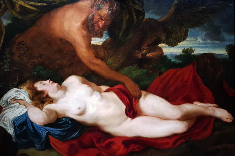 Jupiter in Satyr von Antiope - Antoine van Dyck
