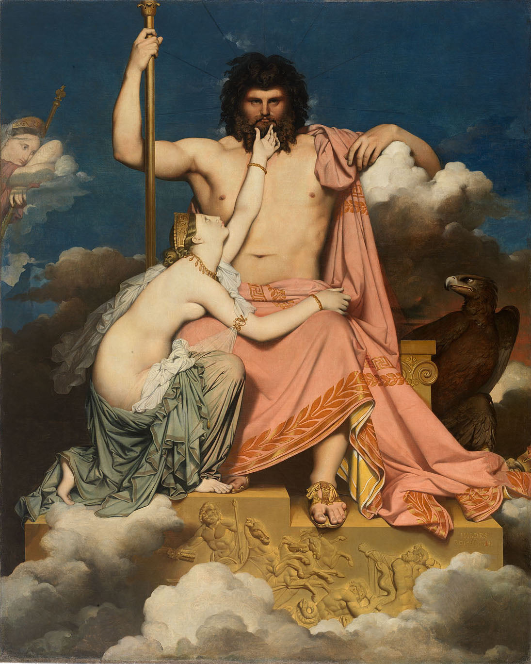 Jupiter und Thetis - Jean-Auguste-Dominique Ingres